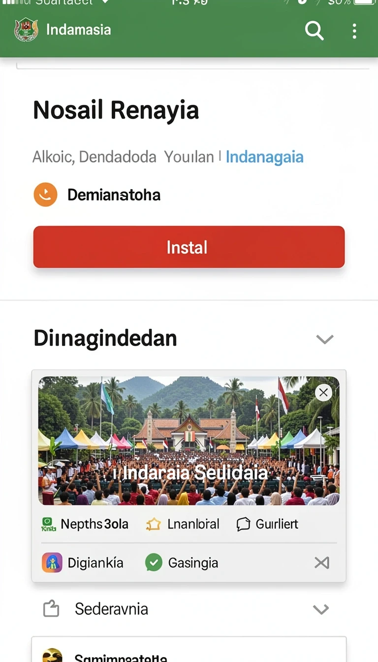 Tampilan utama aplikasi Review Lengkap Aplikasi bg777 Terbaru yang intuitif dan efisien.